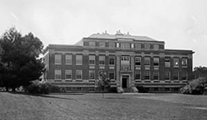 DeMeritt Hall from lawn.