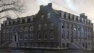 Huddleston Hall, taken by Clement Moran, October 1918.