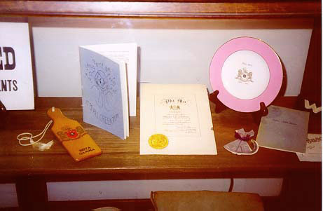 Sorority memorabilia