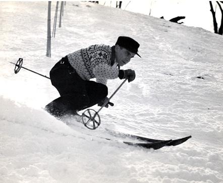 downhill skiier Ralph Townsend