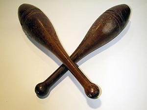 wooden pins